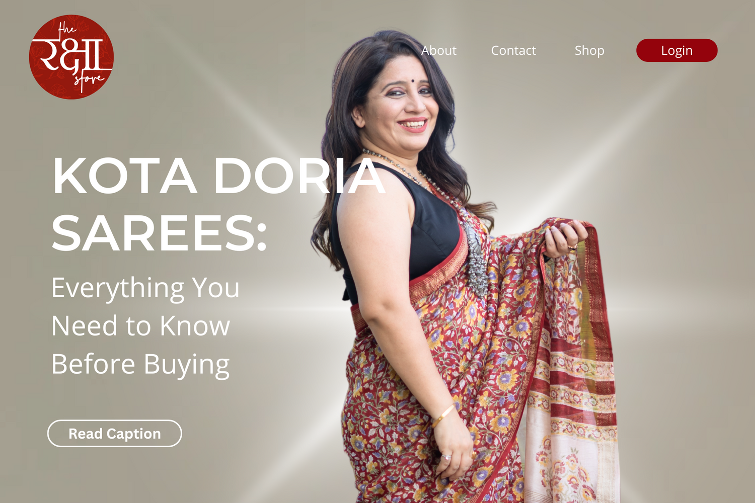Kota Doria Sarees: Everything You Need to Know Before Buying