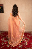 Amulya- Rose Gold Tissue Saree
