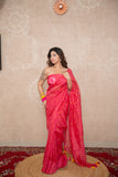 Anandita- Pink Tikli Work Saree