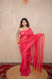 Anandita- Pink Tikli Work Saree