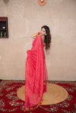 Anandita- Pink Tikli Work Saree
