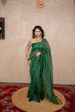 Archita- Green Tikli Work Saree