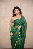 Archita- Green Tikli Work Saree