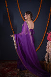 Uttara- Purple Kota Silk Saree