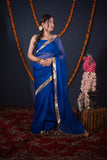 Jaldhi- Blue Kota Silk Saree