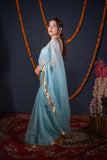 Neelangi- Blue Kota Silk Saree