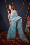 Neelangi- Blue Kota Silk Saree