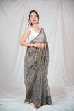 Rustic Charm- Kota Doria Saree