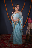 Neelangi- Blue Kota Silk Saree