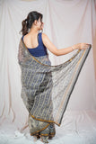 Regal Blue - Blue Kota Doria Saree