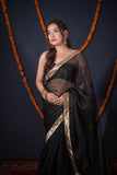 Shyamala- Black Kota Silk Saree