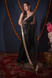 Shyamala- Black Kota Silk Saree