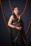 Shyamala- Black Kota Silk Saree
