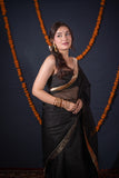 Shyamala- Black Kota Silk Saree