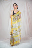 Amber Glow- Kota Doria Saree