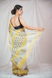 Amber Glow- Kota Doria Saree