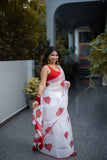 Love- Handpainted Kota Doria Saree
