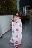 Love- Handpainted Kota Doria Saree