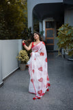 Love- Handpainted Kota Doria Saree