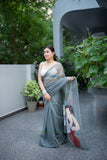 Sleeping Beauty- Handpainted Kota Doria Saree