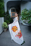 Lil Sipper- Handpainted Kota Doria Saree