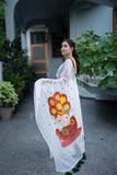 Lil Sipper- Handpainted Kota Doria Saree