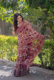 Chitralekha- Floral Kota Doria Saree
