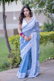 Geeta - Applique Kota Doria Saree