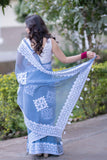 Geeta - Applique Kota Doria Saree