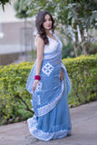 Geeta - Applique Kota Doria Saree