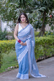 Geeta - Applique Kota Doria Saree