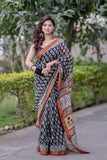 Tamira-Black Maheshwari Silk Saree