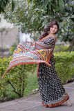 Tamira-Black Maheshwari Silk Saree
