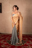 Yamunika- Grey Linen Saree