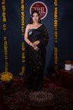Shrivalli- Black Tikli Work Saree