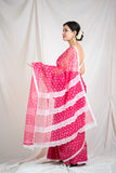 Bindu Re Bindu - Pink Kota Doria saree