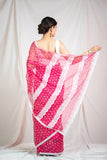 Bindu Re Bindu - Pink Kota Doria saree