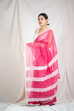 Bindu Re Bindu - Pink Kota Doria saree
