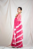 Bindu Re Bindu - Pink Kota Doria saree