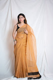 Bholi Re Bindu - Orange Kota Doria Saree