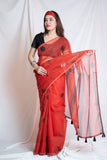 Meri Pyaari Bindu - Red Kota Doria saree