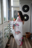 Celestera- Handpainted Kota Doria Saree