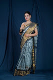 Kajrare Naina - Grey Kota Silk Saree