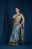 Kajrare Naina - Grey Kota Silk Saree