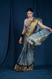 Kajrare Naina - Grey Kota Silk Saree