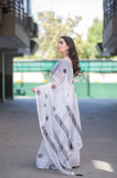 Meri Pyaari Bindu -White Kota Doria Saree