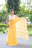 Bindu Re Bindu - Yellow Kota Doria saree