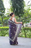 Lavender Lullaby- Kota Doria Saree