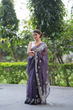 Lavender Lullaby- Kota Doria Saree