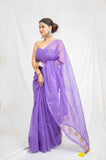 Purple Glam - Kota Doria Saree
